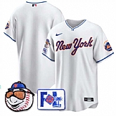 Men's New York Mets Blank White 2025 Spring Training Stitched Jersey Dzhi,baseball caps,new era cap wholesale,wholesale hats